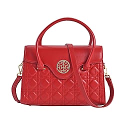 Genuine Leather Crossbody Bag with 2 Exterior Zipped Pockets & Shoulder Strap - Tan