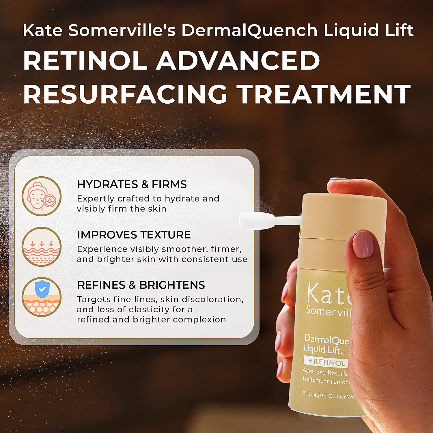 Kate Somerville Dermal Quench Liquid Lift - Retinol 15 ml