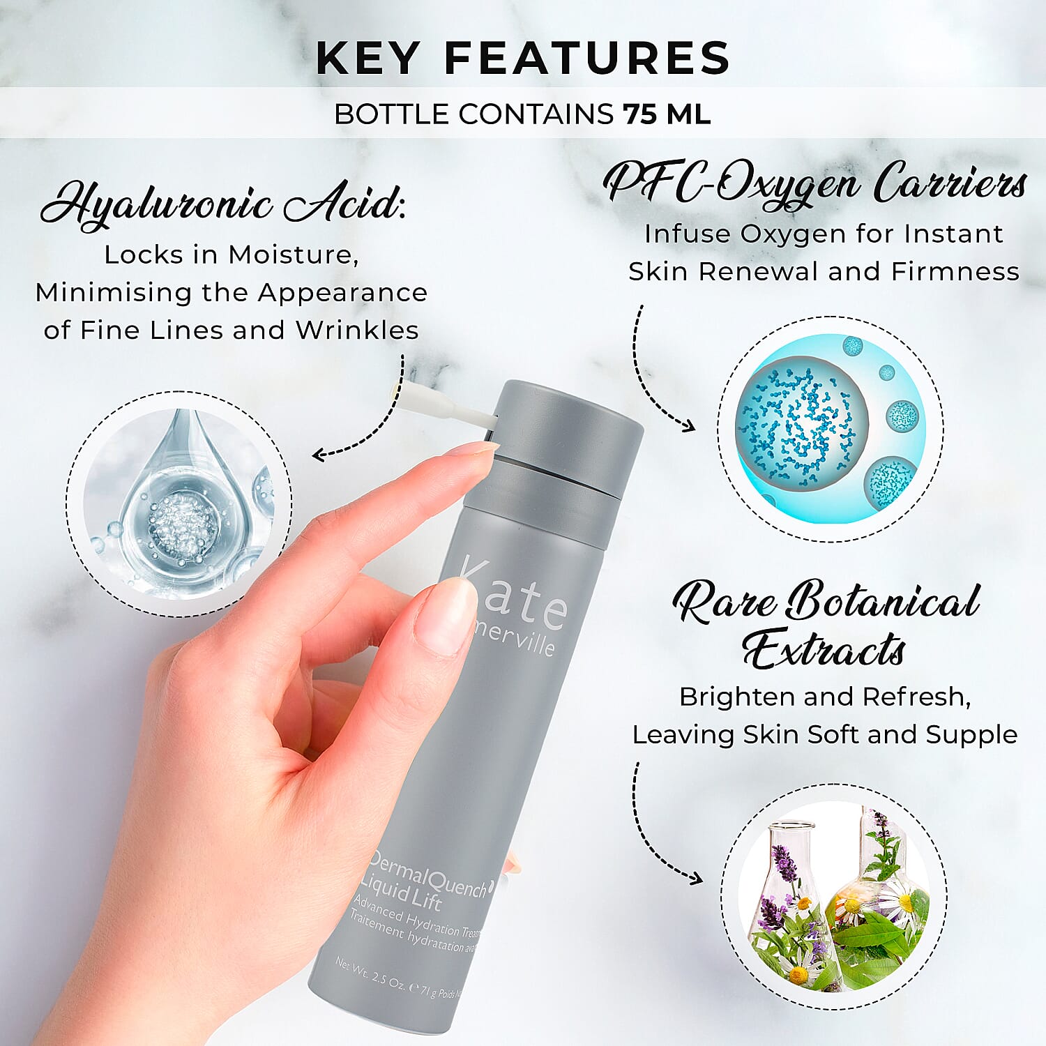 Kate Somerville DermalQuench Liquid Lift Advanced Wrinkle Treatment 75ml Kate Somerville DermalQuench Liquid Lift Advanced Wrinkle Treatment 75ml