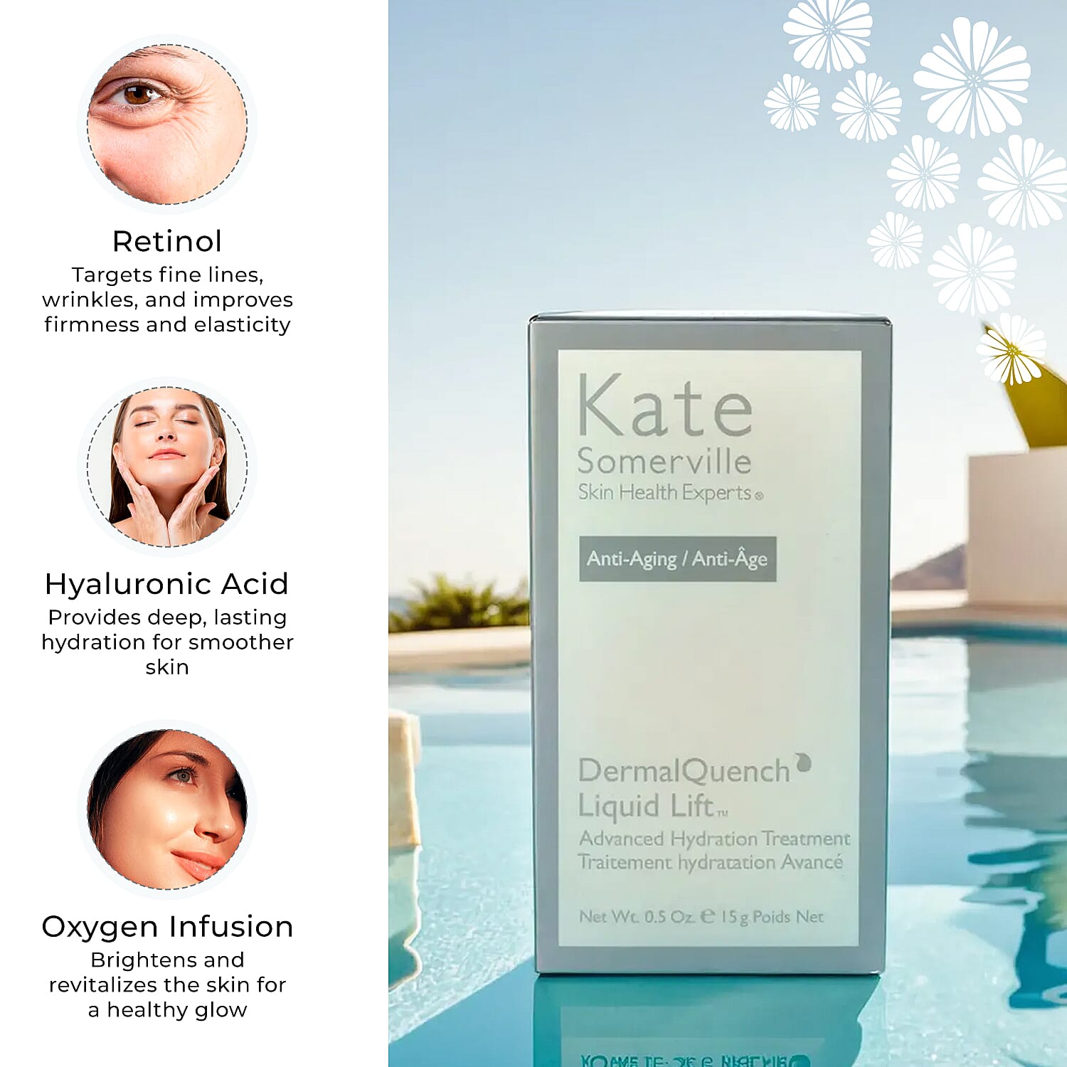 Kate Somerville DermalQuench Liquid Lift Advanced Wrinkle Treatment 15ml