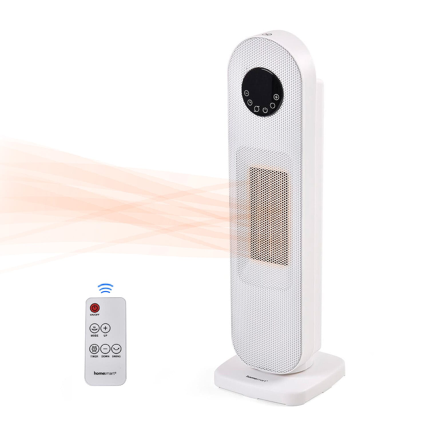 Homesmart PTC Heater with LED Display & 2 Heat Settings - White 2000W