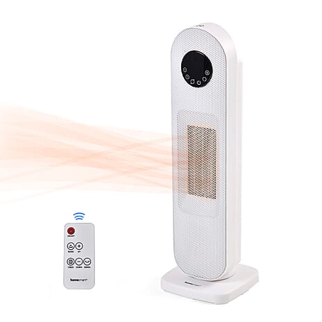 Homesmart Heater with Wide Angle Oscillating Function & LED Display (220-240V, 1300-2000W), Safety Trip Feature