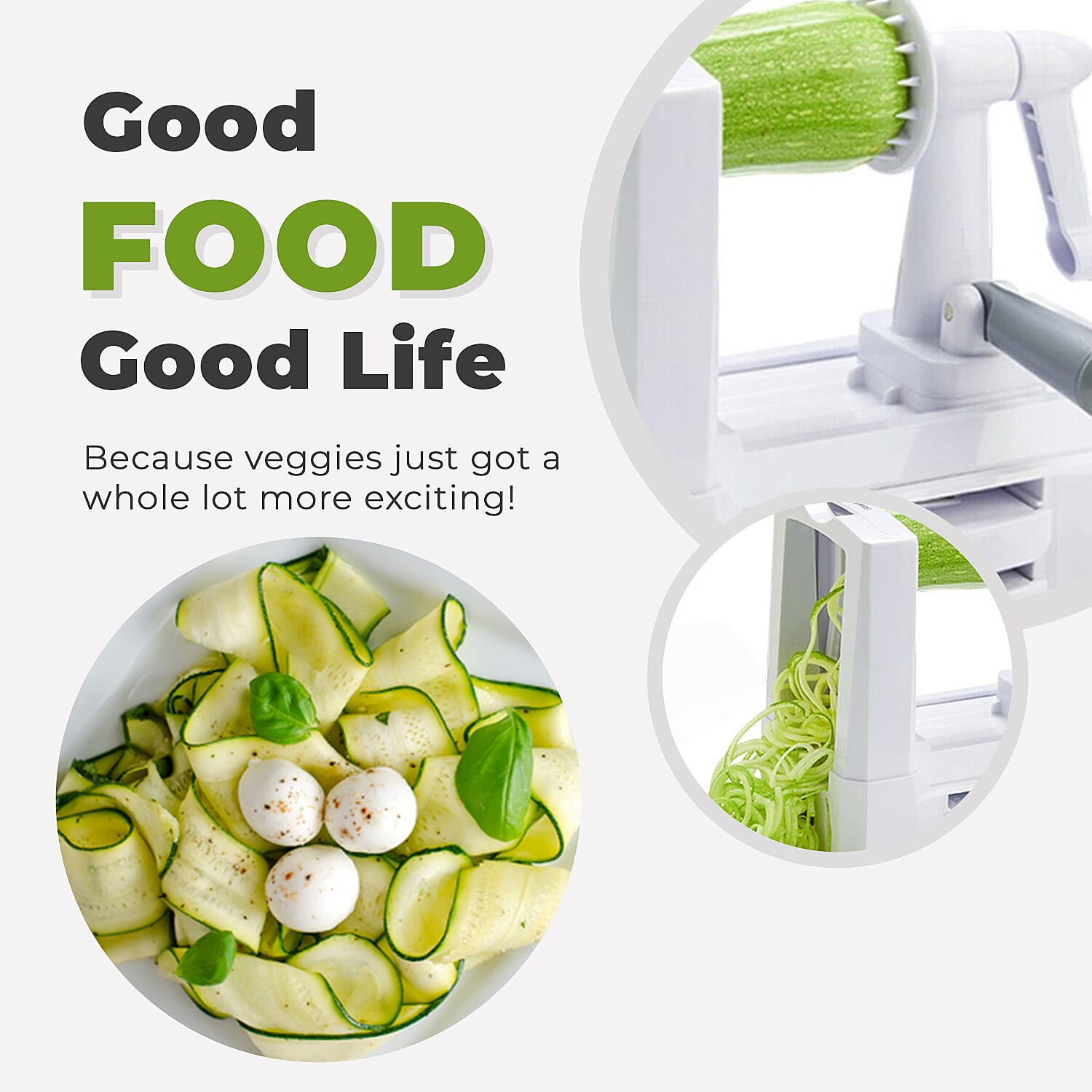 Sboly 5 in 1 Vegetable Spiralizer