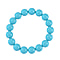 Turquoise Shell Pearl Stretchable Bracelet (Size 7-7.5)