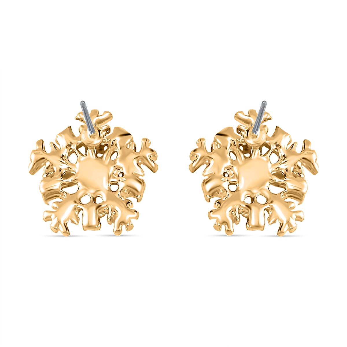 Multi Color Crystal Earring With Push Back