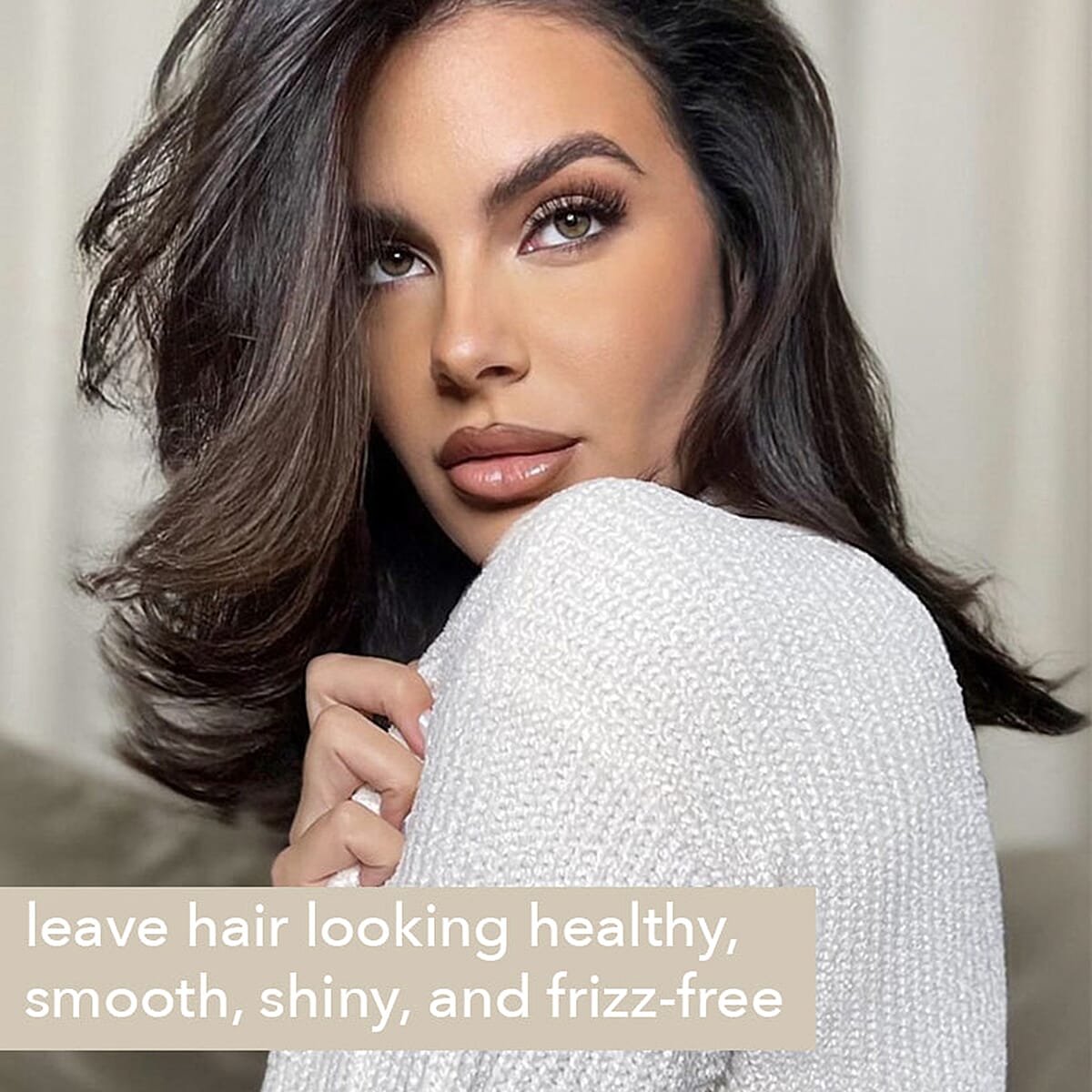 Flower Beauty Ionic Energy Efficient Pro Hair Dryer with 2 Heat Settings and Adjustable Airflow - White