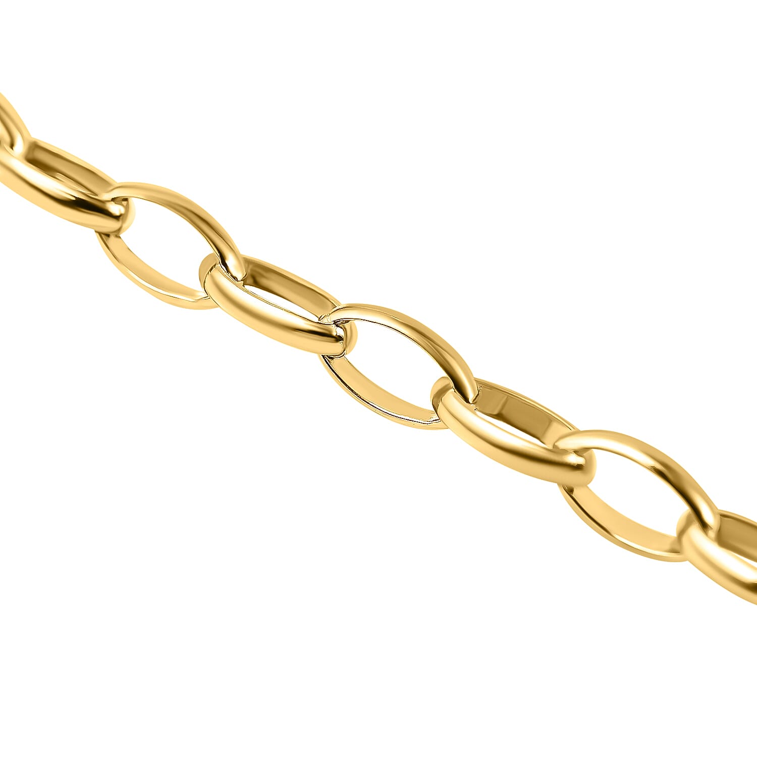 Maestro Collection - 9K Yellow Gold Heart Charm Necklace (Size - 20) With T- Bar Clasp, Gold Wt. 4.00 Gms