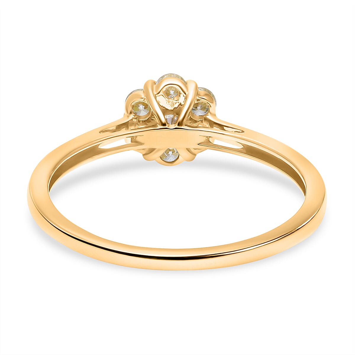 14K Yellow Gold Natural Yellow Diamond (VS-SI) Ring 0.62 Ct 14K Yellow Gold Natural Yellow Diamond (VS-SI) Ring 0.62 Ct