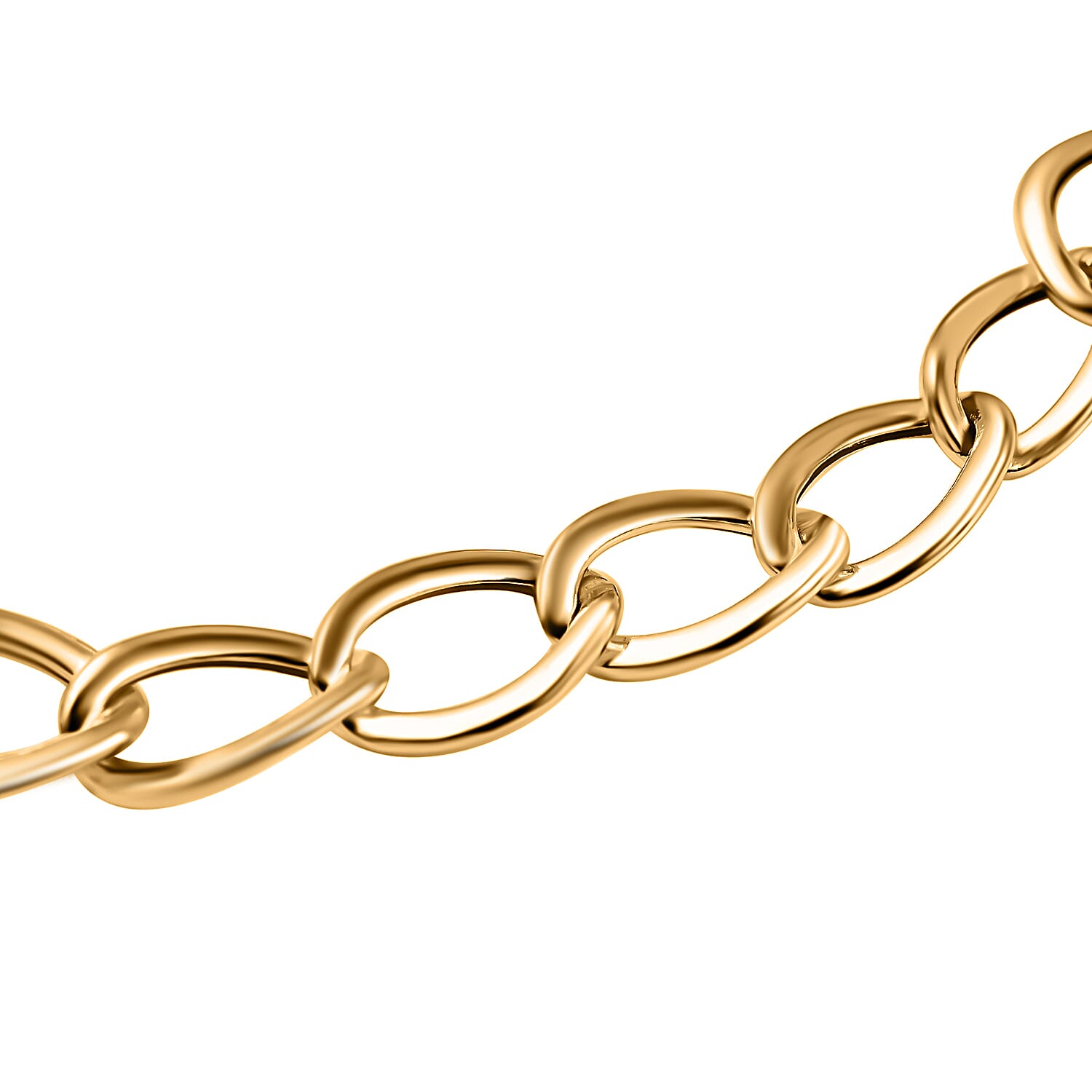 Maestro Collection - 9K Yellow Gold Oval Link Bracelet (Size - 7.5), Gold wt - 3.01 Gms