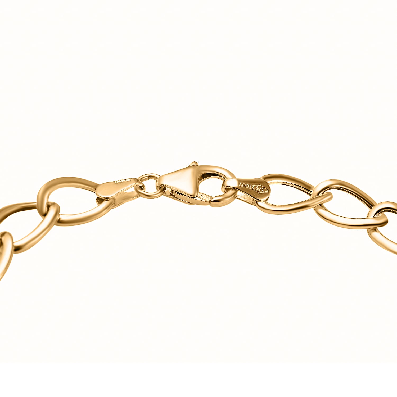 Maestro Collection - 9K Yellow Gold Oval Link Bracelet (Size - 7.5), Gold wt - 3.01 Gms