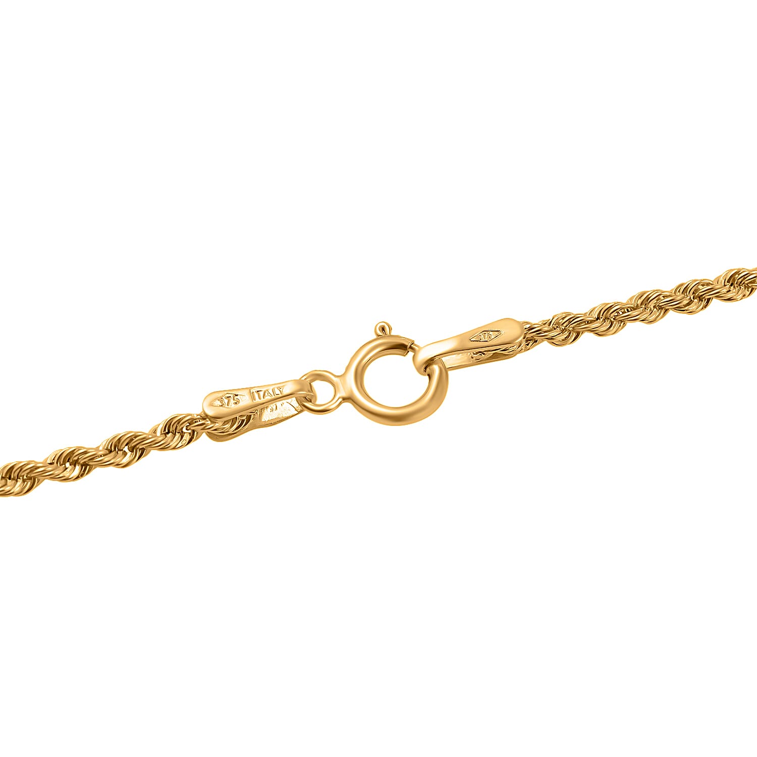 Maestro Collection - 9K Yellow Gold Infinity Ring Necklace (Size - 20)