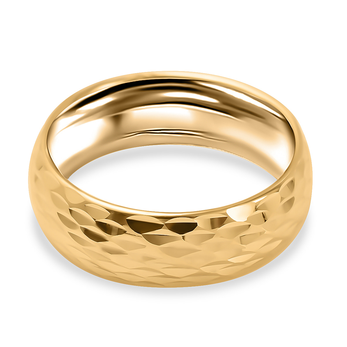 Maestro Collection - 9K Yellow Gold Diamond Cut Band Ring