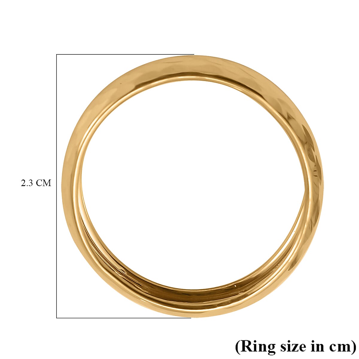 Maestro Collection - 9K Yellow Gold Diamond Cut Band Ring Maestro Collection - 9K Yellow Gold Diamond Cut Band Ring