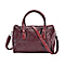 One Time Close Out Deal - Genuine Leather Duffle Bag with Handle Drop - Dark Brown
