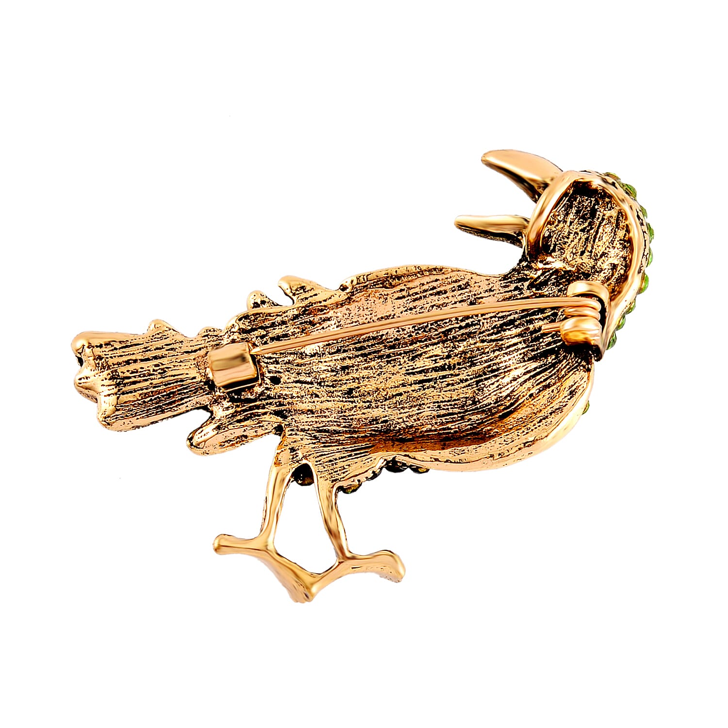 No Brand Multi Color Crystal Brooch 0.01 pc 0.010 Ct.