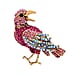 New Arrival - Multi Color Crystal Brooch - Bird