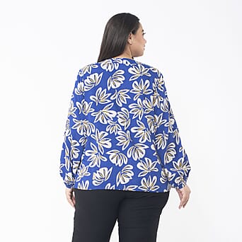 https://tjcuk.sirv.com/Products/76/3/7639165/Tamsy-Viscose-Floral-Top-Size-72x1-cm-Navy-Navy_7639165_1.jpg?w=342&h=342