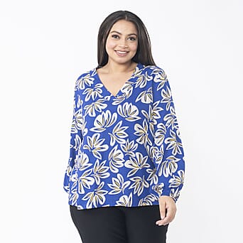 https://tjcuk.sirv.com/Products/76/3/7639165/Tamsy-Viscose-Floral-Top-Size-72x1-cm-Navy-Navy_7639165_3.jpg?w=342&h=342