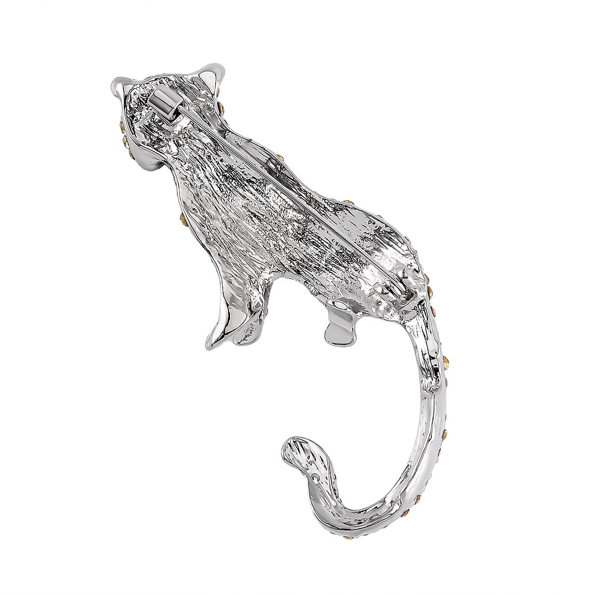 Austrian Crystal Panther Brooch