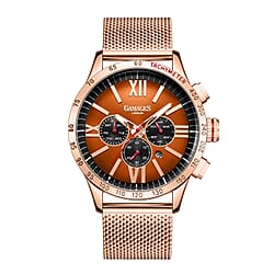 The Gamages Of London Limited Edition Speed Jockey Automatic  40mm Dial Water Resistant Mens Watch in Stainless Steel - Rose Red