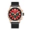 The Gamages Of London Limited Edition Speed Jockey Automatic  Movement Black Dial Water Resistant Mens Watch with Rose Gold Colour Mesh Bracelet