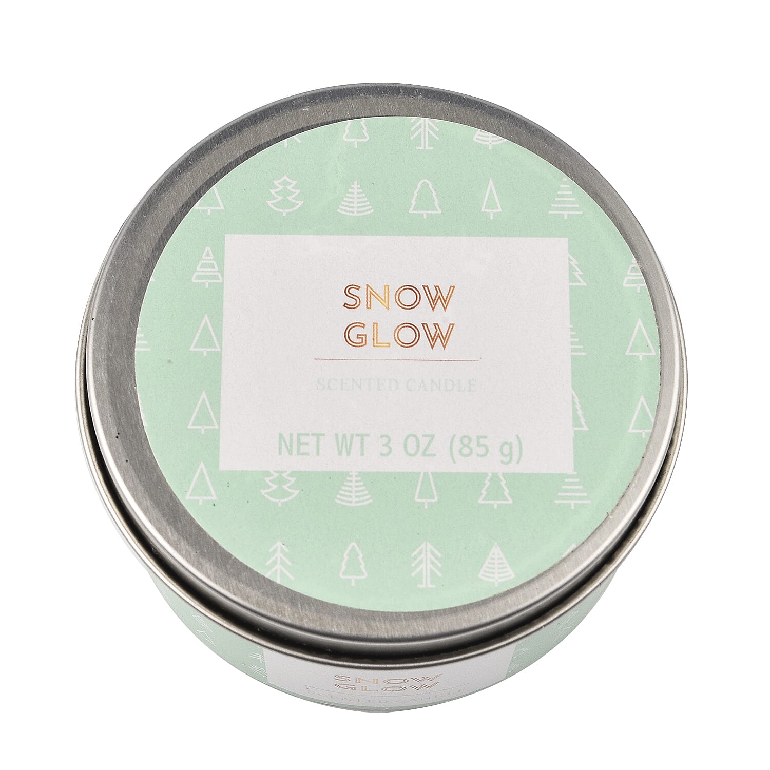 Set of 3 Candle Tins - Nordic (3x85 Gms) (Evergreen Spruce, Cypress Wreath, Snow Glow)