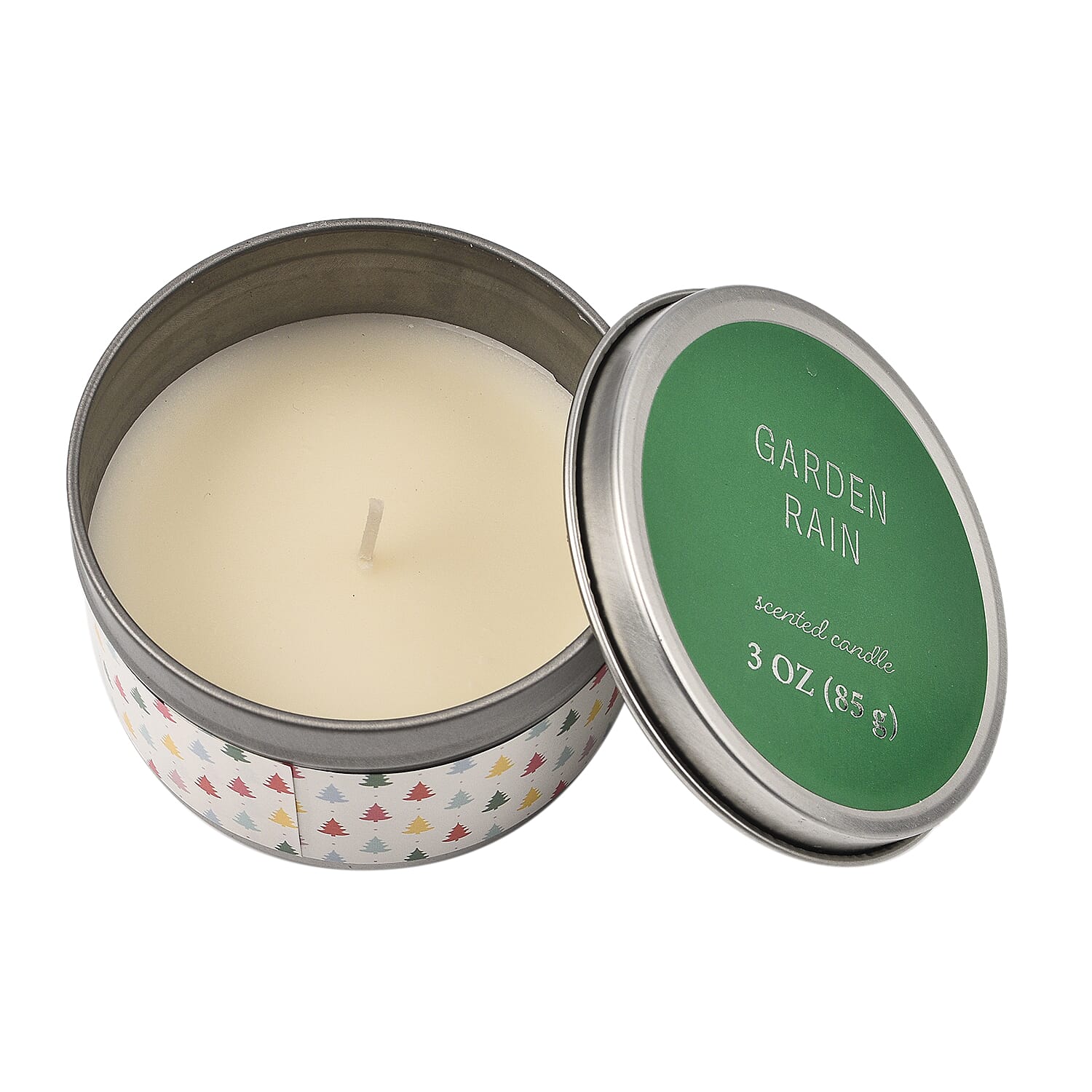 Pack of 3 Tin Candles - Trees (Cranberry, Hidden Springs, Garden Rain)