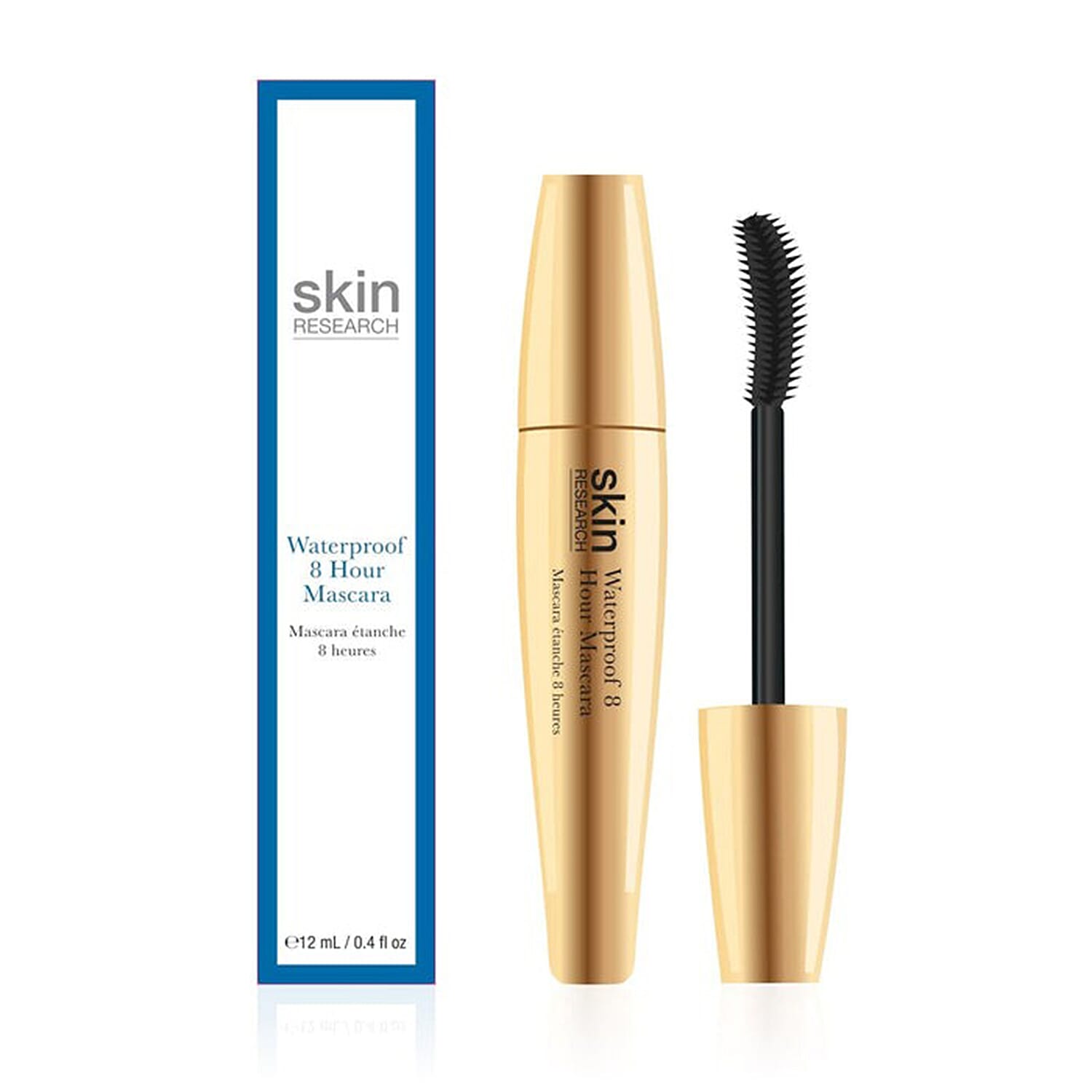 Skin Research Waterproof 8 Hour Mascara - 12ml