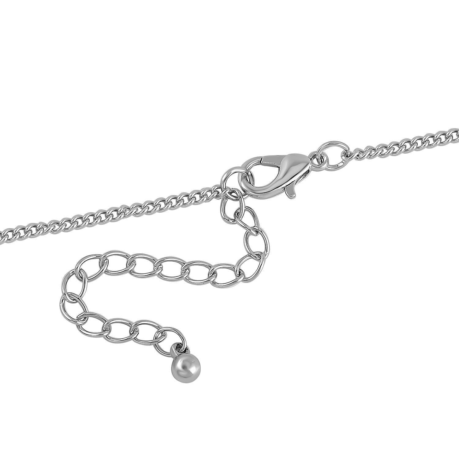 Designer Inspired -Pebble Station Necklace (Size - 29-3 inch Ext.)