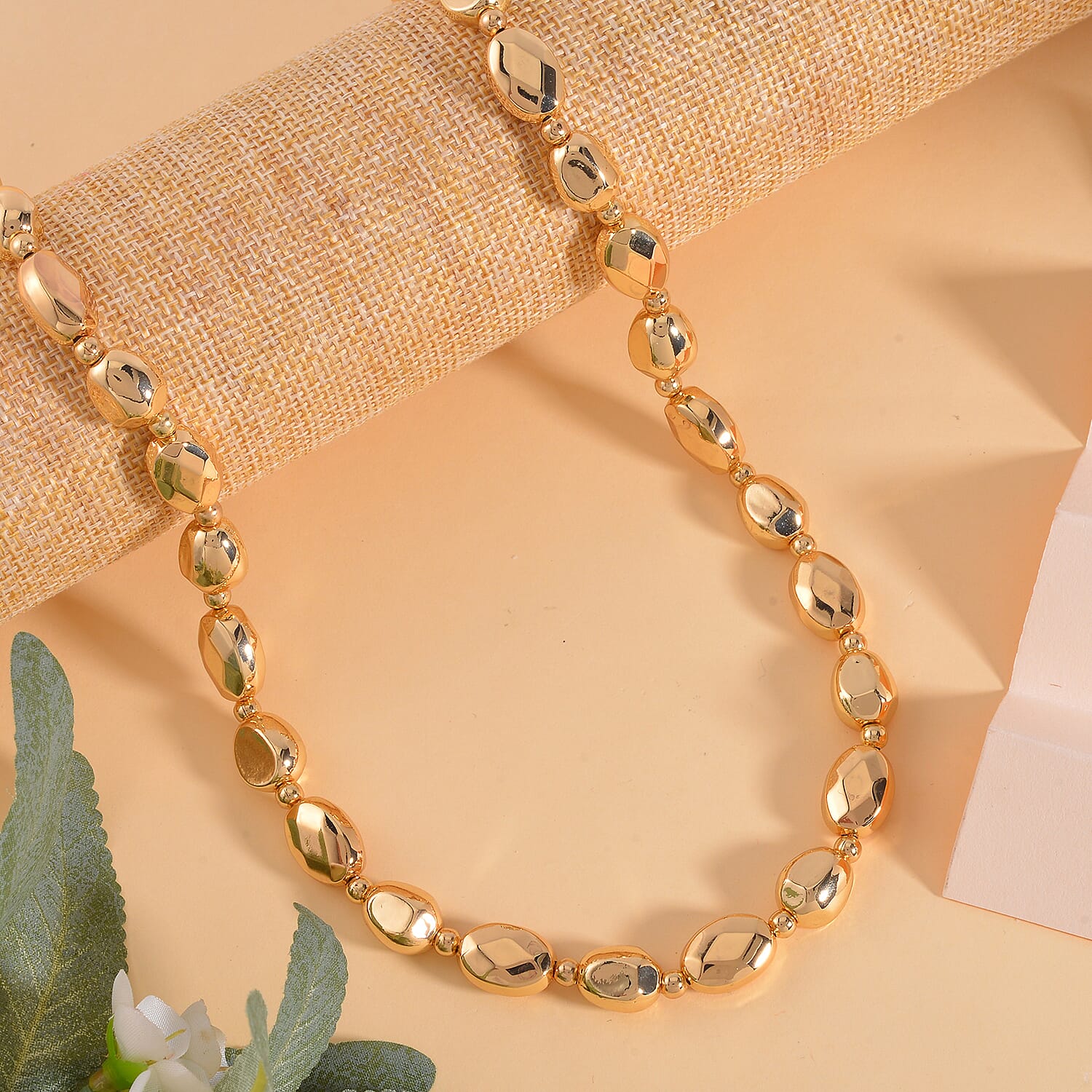 Designer Inspired Pebble Necklace (Size - 20-2 Inch Ext.)