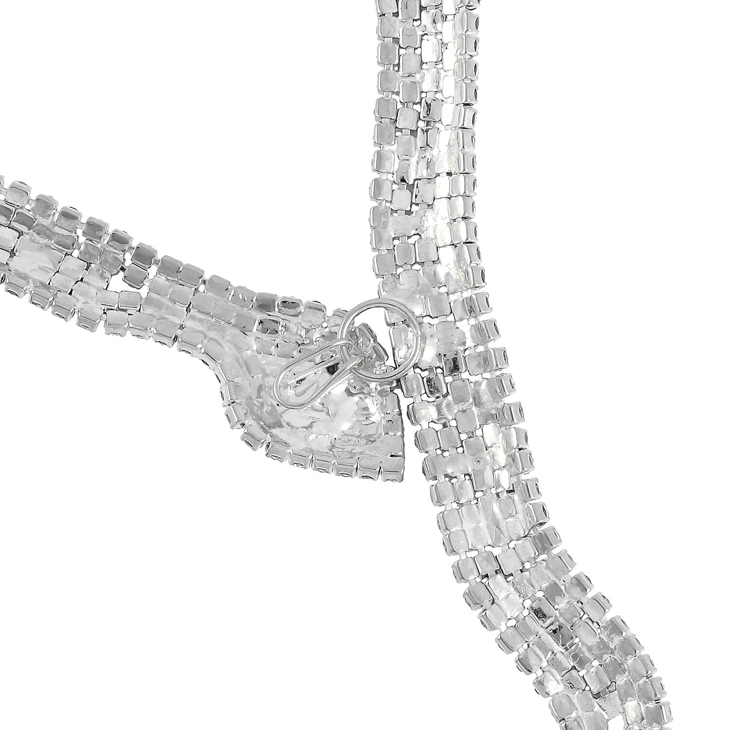 One Time NY Close Out- Serpent Necklace set with over 200 Austrian Crystals