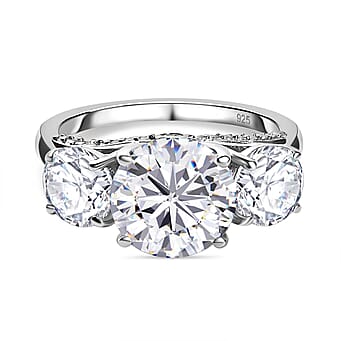 https://tjcuk.sirv.com/Products/76/4/7643035/Moissanite-Main-Stone-With-Side-Stone-Ring-in-Platinum-Overlay-Sterlin_7643035.jpg?w=342&h=342