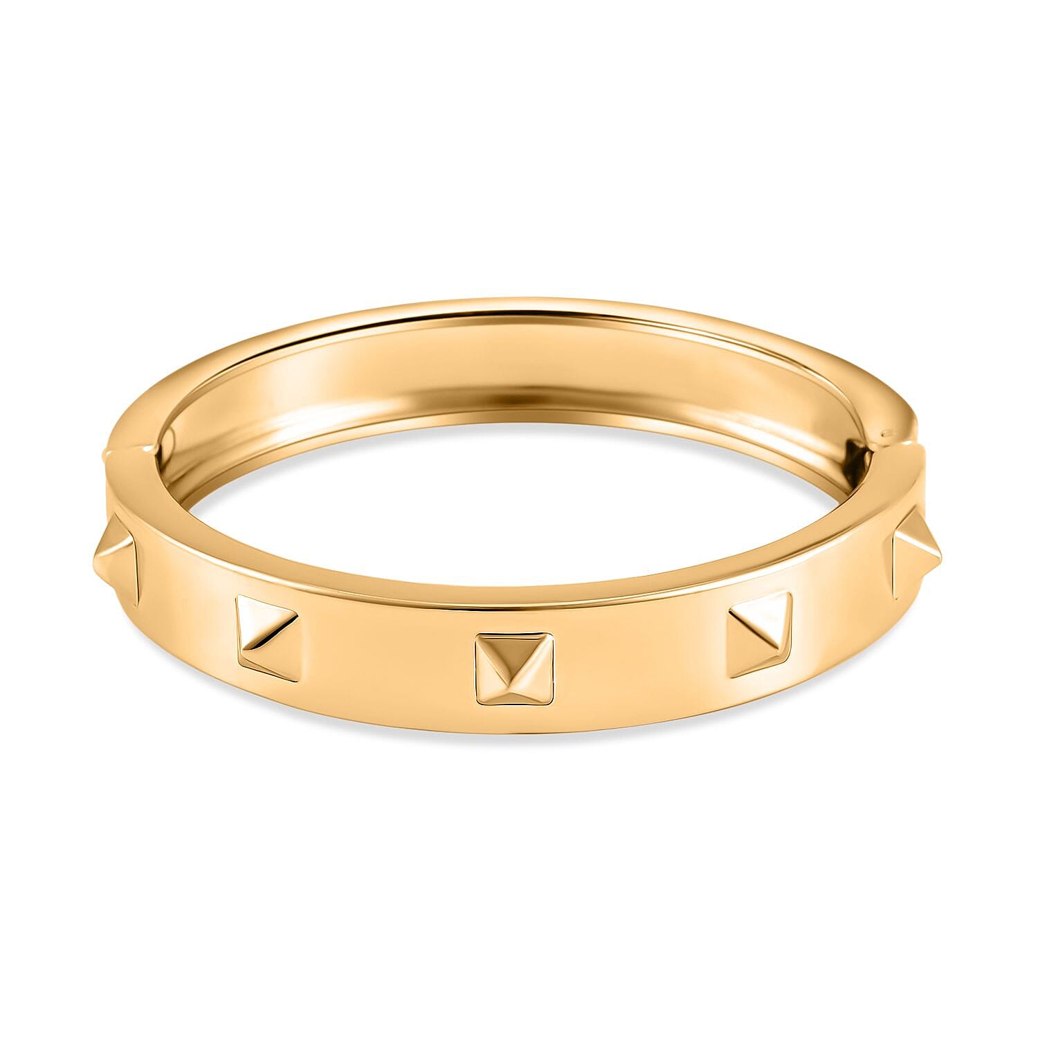 Designer Inspired Close out - Pyramid Spikes Bangle (Size - 7.5)