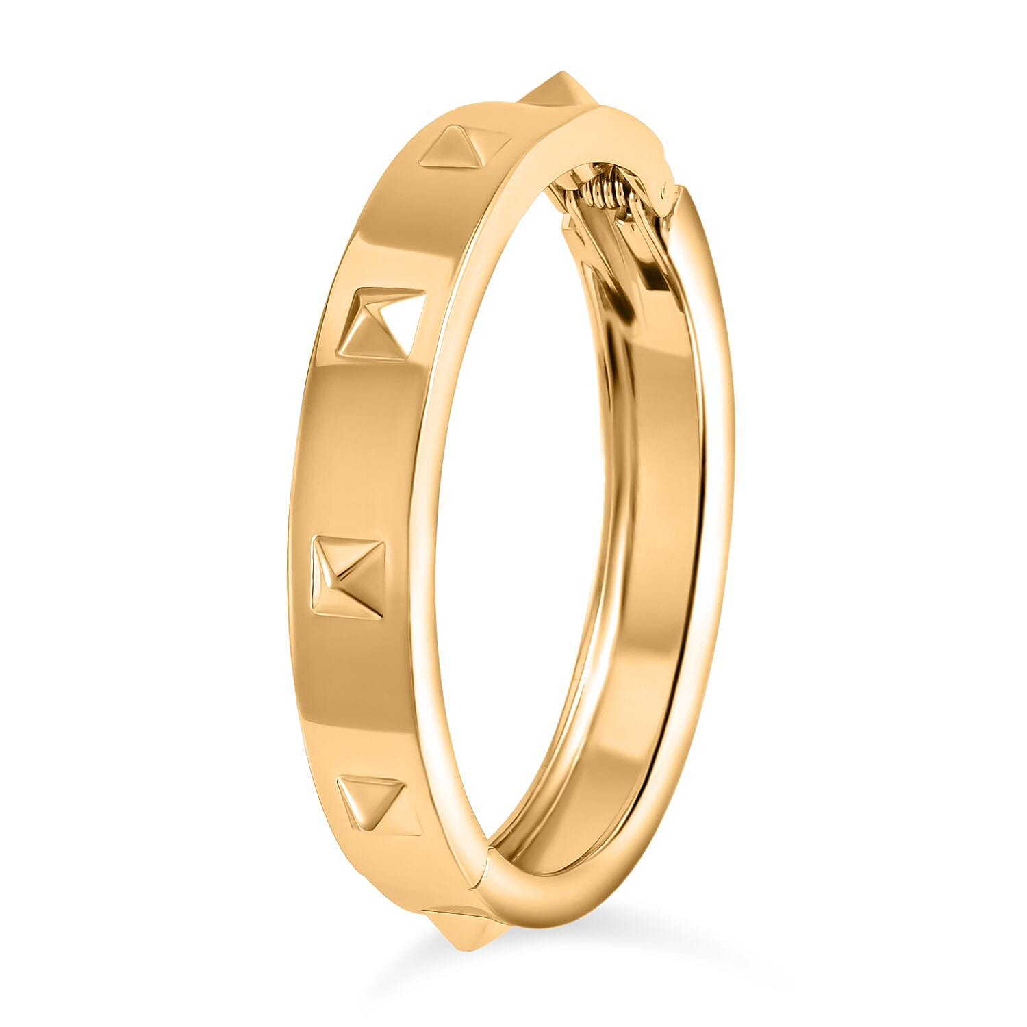 Designer Inspired Close out - Pyramid Spikes Bangle (Size - 7.5)