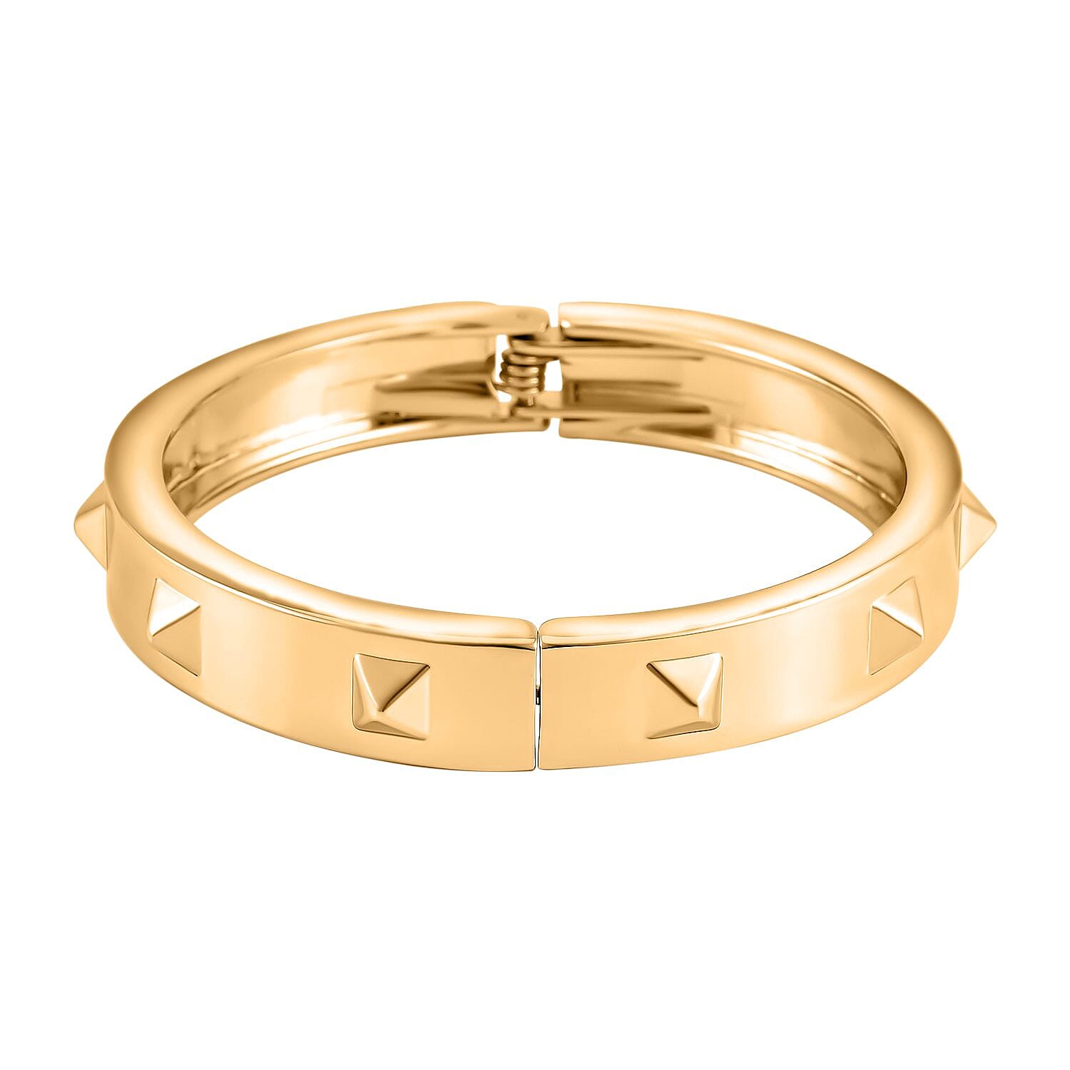 Designer Inspired Close out - Pyramid Spikes Bangle (Size - 7.5)