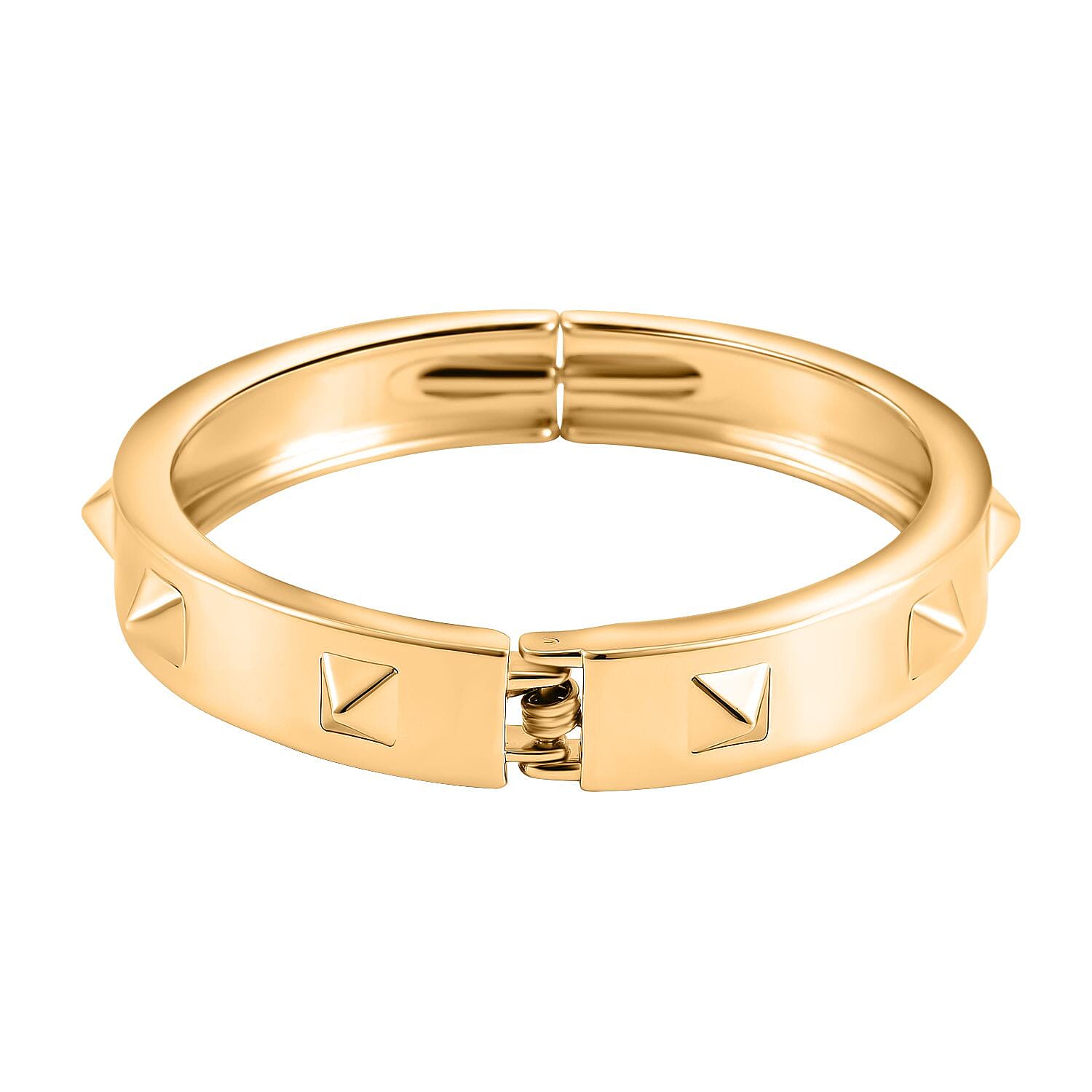 Designer Inspired Close out - Pyramid Spikes Bangle (Size - 7.5)