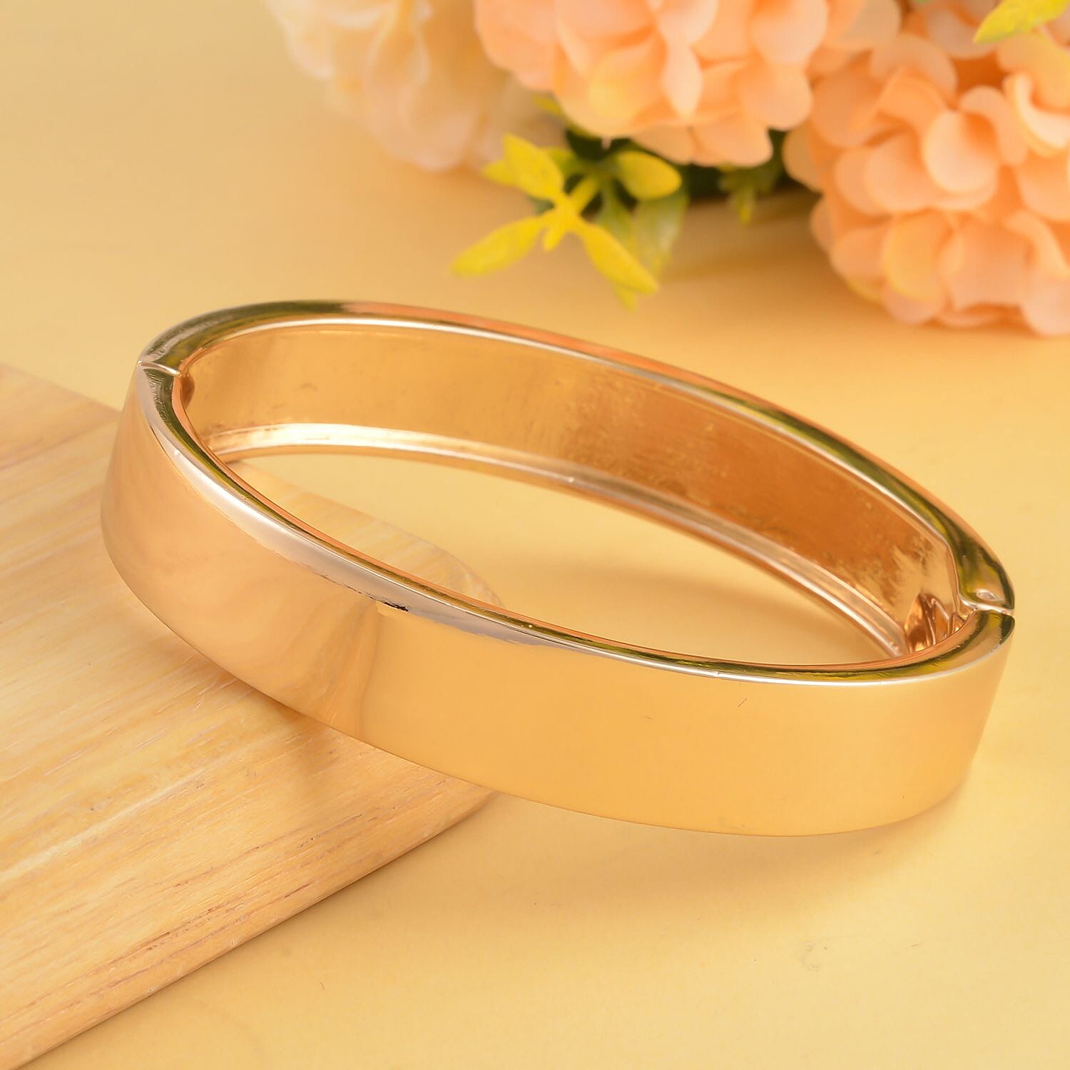Designer Inspired Hinged Bangle (Size - 7.25)