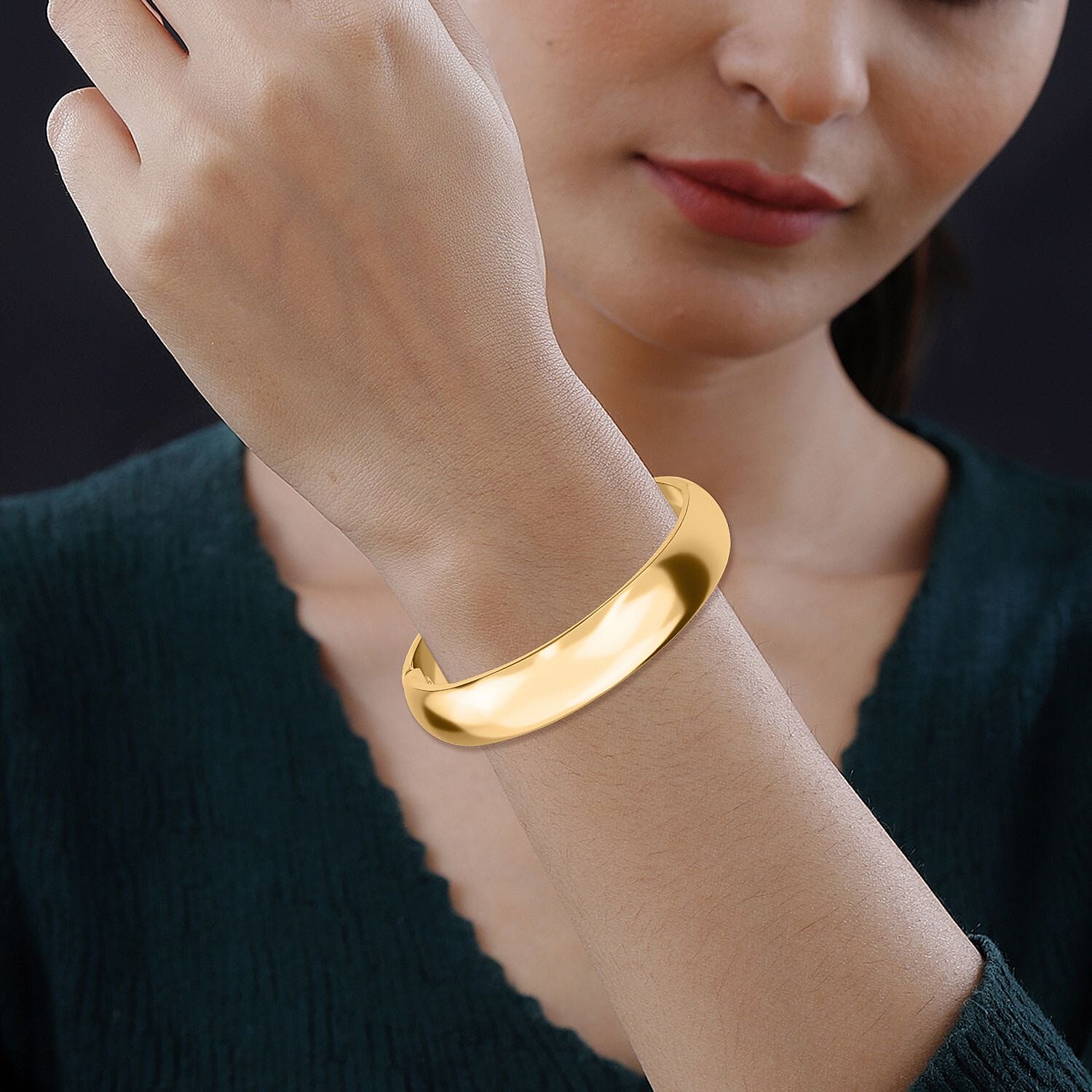 One Time Deal - Chunky Cuff Bangle (Size - 7-8)