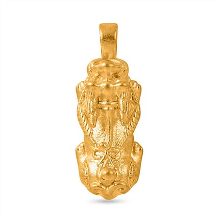 24K Yellow Gold Pixiu Charm Pendant