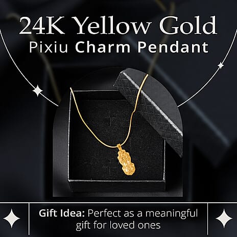 Gold Deal - 24K Yellow Gold  (99.9% Gold Purity) Pixiu Pendant