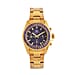 MAJESTY Limited Edition Multi-Function Multi Colour CZ White Dial 3 ATM Water Resistant Watch in Dual Tone With Gift Box