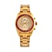 MAJESTY Limited Edition Multi-Function Multi Colour CZ White Dial 3 ATM Water Resistant Watch in Dual Tone With Gift Box