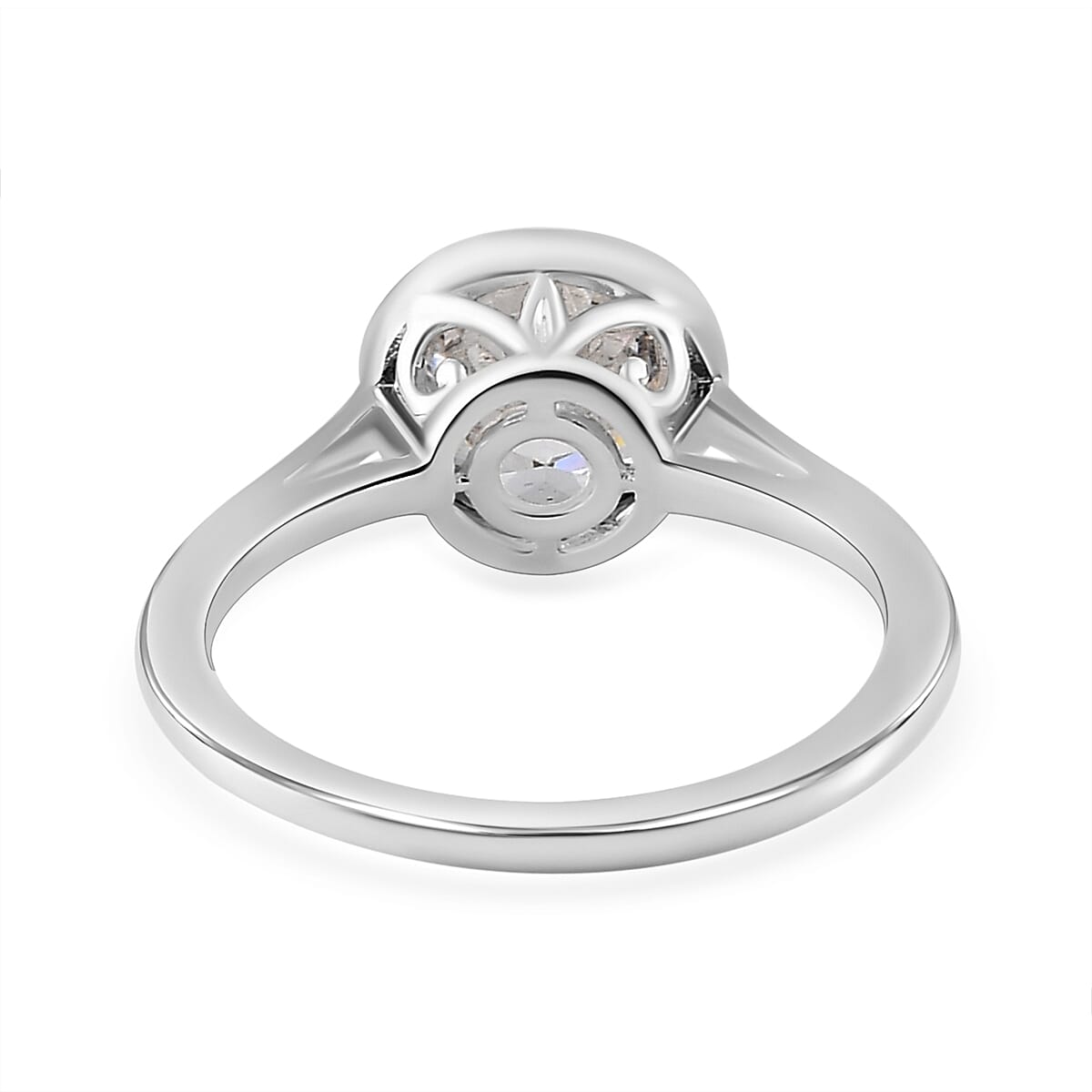 Finest CZ Solitaire Ring in Sterling Silver 3.50 Ct