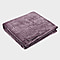 Deluxe Collection- Cozy Flannel Double Layered Blanket (Size 200x150 cm) - Mauve