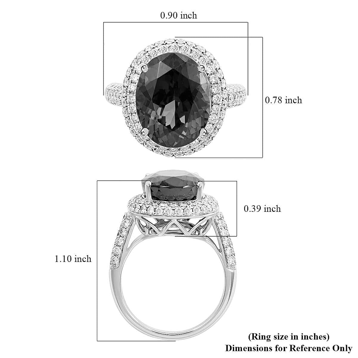 950 Platinum  AAAA  Tanzanite   White Diamond  VS Ring 10.75 ct,  Platinum Wt. 9.39 Gms  10.750  Ct.