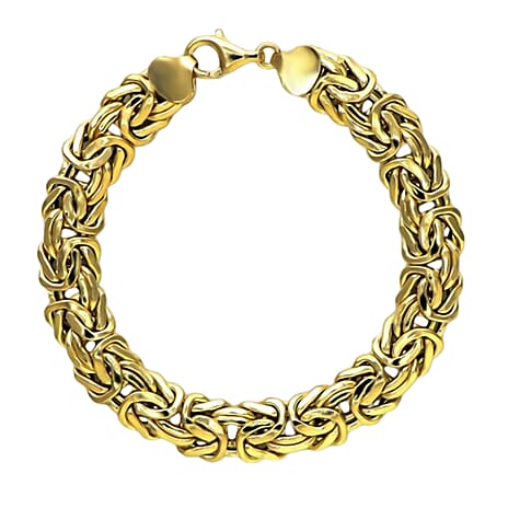 Maestro Collection - 9K Yellow Gold Byzantine Bracelet (Size - 8), Gold Wt. 11.5 Gms