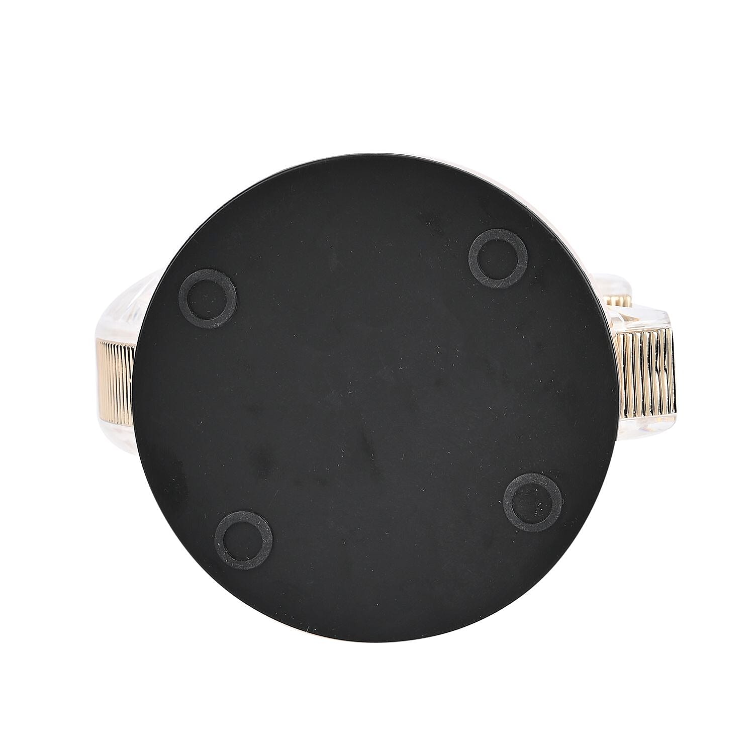 Touch Moon - Shaped Crystal Table Lamp - Gold