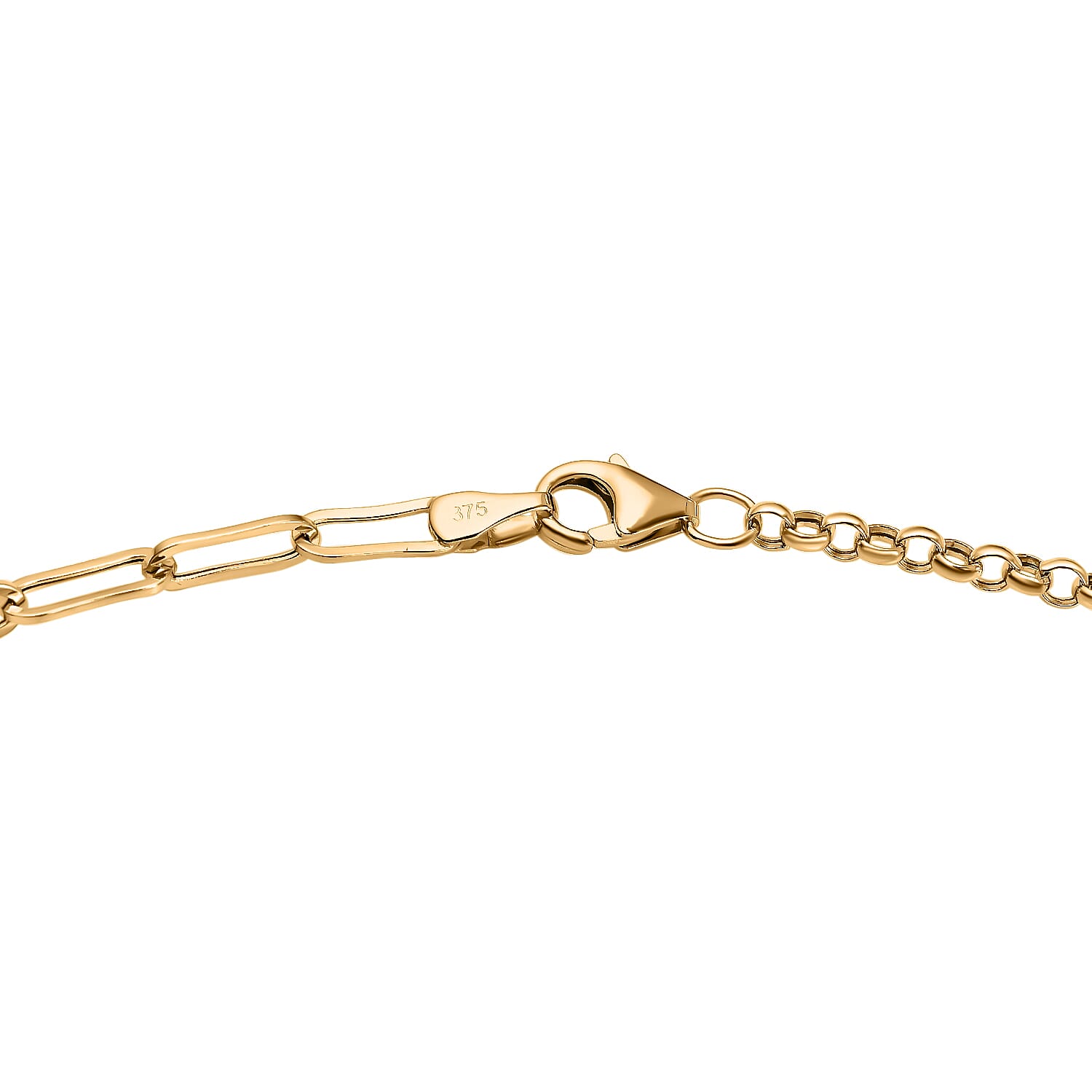 Istanbul Treasures - 9K Yellow Gold Open Heart Necklace (Size - 20)