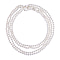 Close Out- Extra Long White Shell Pearl Necklace (100 Inch)