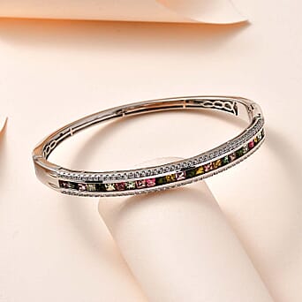 https://tjcuk.sirv.com/Products/76/4/7646534/Multi-Tourmaline-White-Zircon-Full-Bangle-in-Platinum-Overlay-Sterling_7646534_1.jpg?w=342&h=342